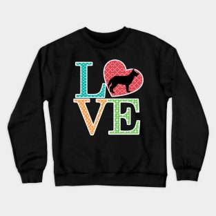 Love white shepherd best white shepherd Crewneck Sweatshirt